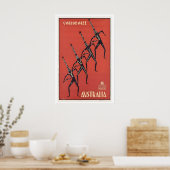Poster Australie Corroboree Australiens autochtones (Cuisine)