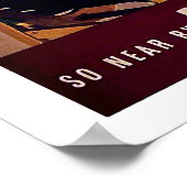 Poster Australie, couple profiter sur la terrasse, voyage (Coin)