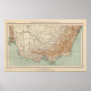 Poster Australie du Sud-Est en 168