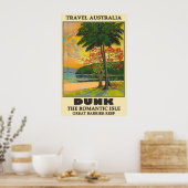 Poster Australie Dunk Island, Great Barrie Beef Travel (Cuisine)