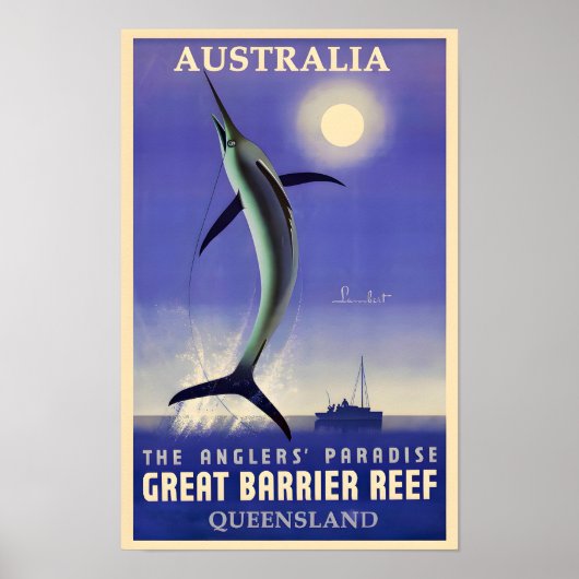 Poster Australie Grande barrière de corail (Devant)