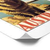 Poster Australie - Lloyd Triestino (blanc) (Coin)