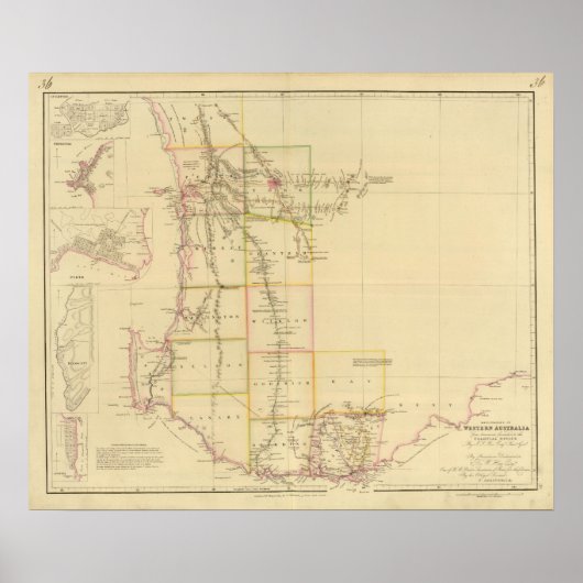 Poster Australie occidentale (Devant)