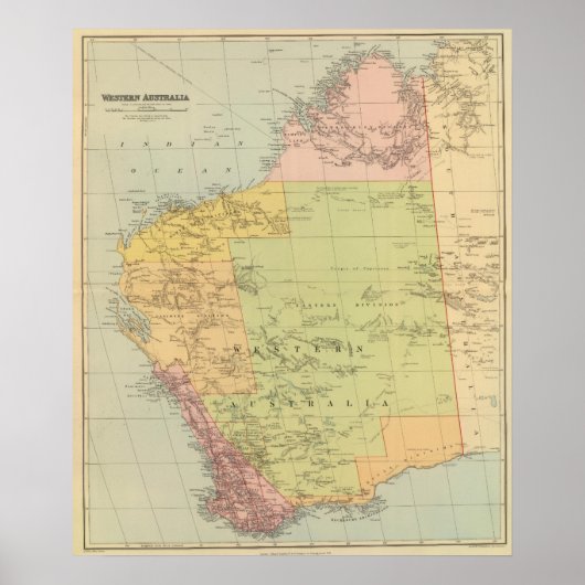 Poster Australie occidentale (Devant)