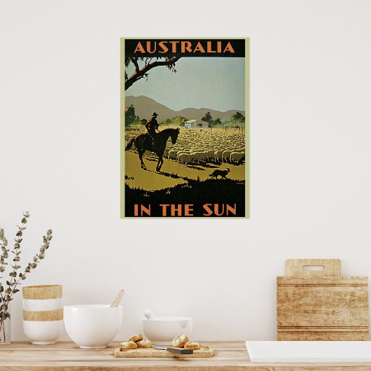 Poster Australie Outback (Cuisine)