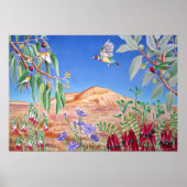 Poster Australie Outback (Devant)