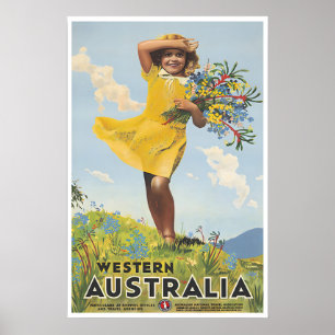 Poster Australie Peinture australienne Art Percy Trompf
