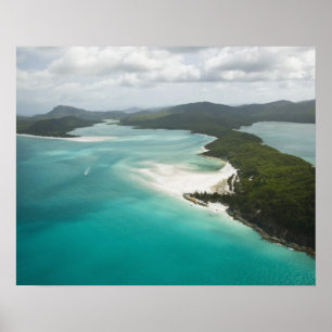 Poster Australie, Queensland, côte de Whitsunday, 2