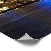 Poster Australie, Sydney. Skyline avec l'Opéra vu (Coin)