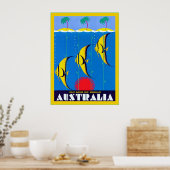Poster Australie ~ Vintage voyage (Cuisine)