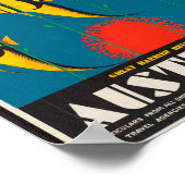 Poster Australie Voyages (Coin)