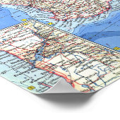 Poster " Australien : 1963/heute - Detaillierte Karte ... (Coin)