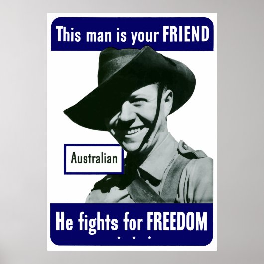 Poster Australien — Cet Homme Est Ton Ami (Devant)