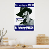 Poster Australien — Cet Homme Est Ton Ami (Cuisine)