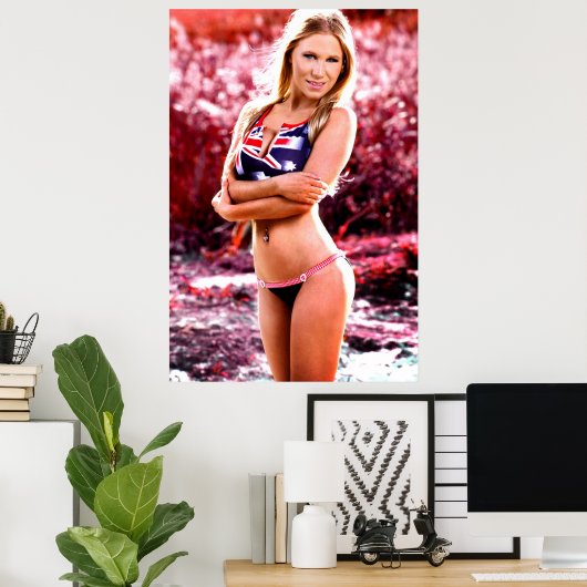 Poster Australienne (Bureau à domicile)