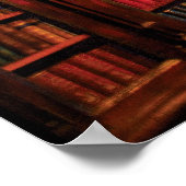 Poster Auteur - Dans la bibliothèque (Coin)