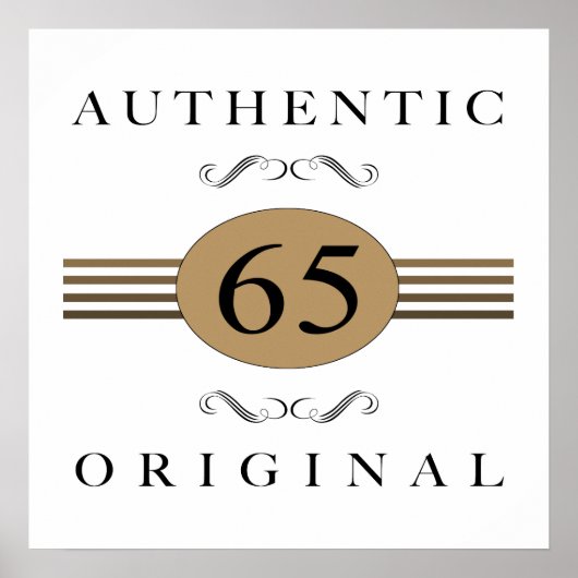 Poster Authentique 65e anniversaire (Devant)