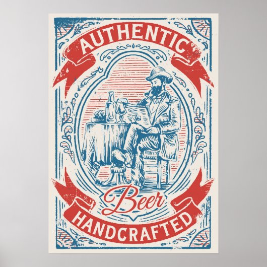 Poster authentique de bière (Devant)