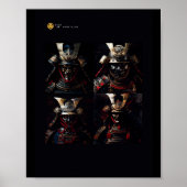 Poster authentique Samurai Armor Art mur (Devant)
