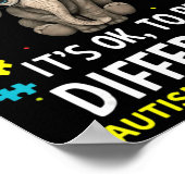 Poster Autism Aware Acceptance Women Kid Its Ok To Be (Coin)