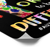 Poster Autism Aware Acceptance Women Kid Its Ok To Be (Coin)