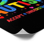 Poster Autism Awareness Accept Understand Love Asd Suppor (Coin)