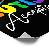 Poster Autism Awareness Acceptance Infinity Symbol Advoca (Coin)