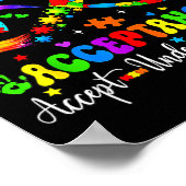 Poster Autism Awareness Acceptance Shirt Infinity Symbol  (Coin)