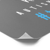 Poster autism awareness be kind blue #team name custom  (Coin)