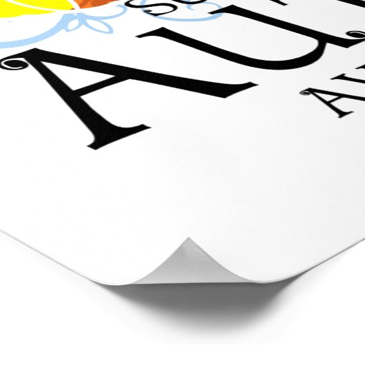 Poster Autism Butterfly (Coin)