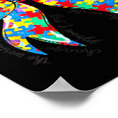 Poster Autism Coquette Bow Puzzle Autism Awareness Proud  (Coin)