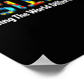 Poster Autism Seeing The World Differently Upside Autism (Coin)