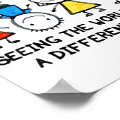 Poster Autism Seeing The World From A (Coin)