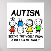 Poster Autism Seeing The World From A (Devant)