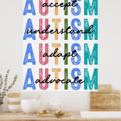 Poster Autisme (Cuisine)