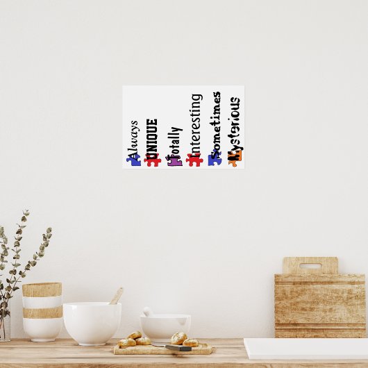 POSTER AUTISME (Cuisine)