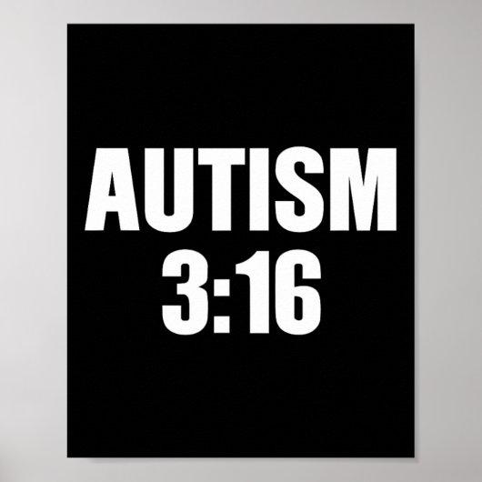 Poster Autisme 316 1 (Devant)