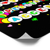Poster Autisme Amitié Bracelet Aimer Accepter Comprendre (Coin)
