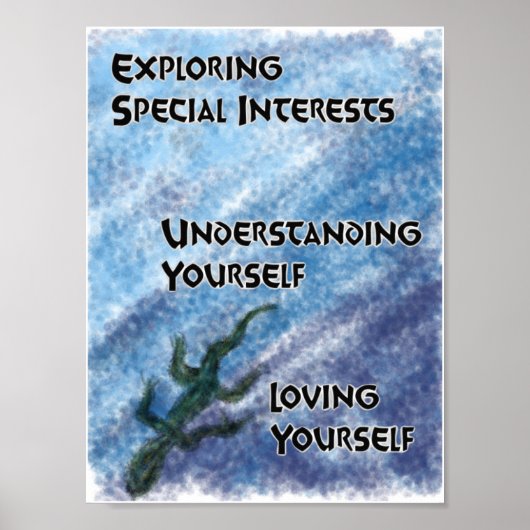 Poster Autisme amphibien : Eau (Devant)