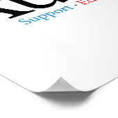 Poster Autisme arc-en-ciel (Coin)