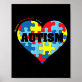 Poster Autisme - Chemises de Sensibilisation sur l'autism (Devant)
