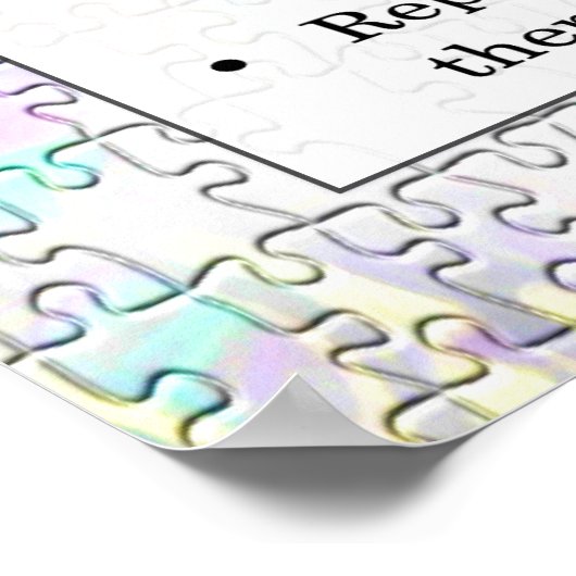 Poster Autisme Comment Soutenir Certains Avec Autisme (Coin)