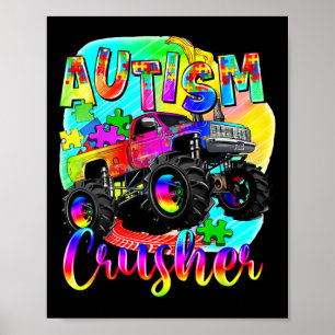 Poster Autisme Croiseur Monster Truck World Autism Prix