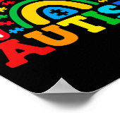 Poster Autisme Différentes capacités non handicapées Auti (Coin)