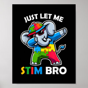 Poster Autisme drôle mignon enfants Sensibilisation sur l