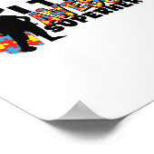 Poster Autisme éducation spéciale I Enseigner Superhero A (Coin)