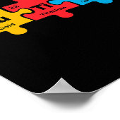 Poster Autisme Éléments Table Périodique Puzzle Sensibili (Coin)