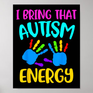 Poster Autisme Enfants Ausome Enfants Autistique Sensibil