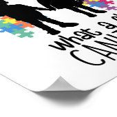 Poster Autisme Enseignant De L'Éducation Spéciale Pour En (Coin)