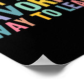 Poster Autisme Enseignant Jouer Est Ma Façon Préférée D'A (Coin)